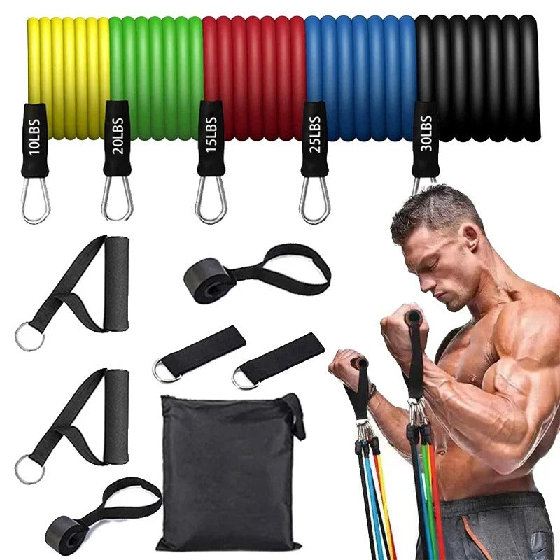 Home Fitness Resistance Bands for Men & Women
